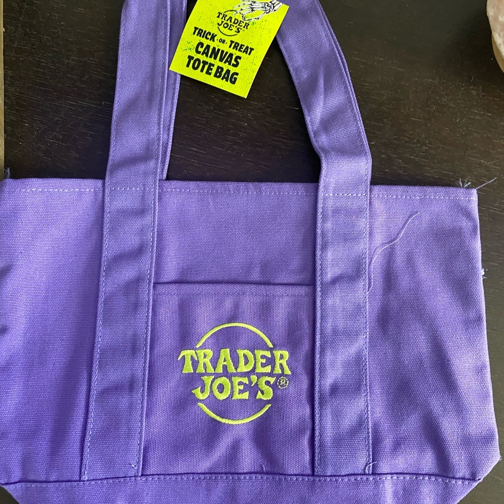 Purple Canvas Tote Bag